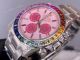 Noob Factory Rolex Rainbow Daytona 4130 Pink Face Diamond Watches High Copy (8)_th.jpg